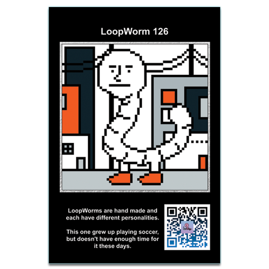 LoopWorm #126 - Metal Poster