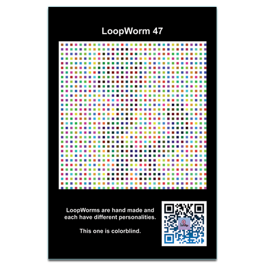 LoopWorm #47 - Metal Poster