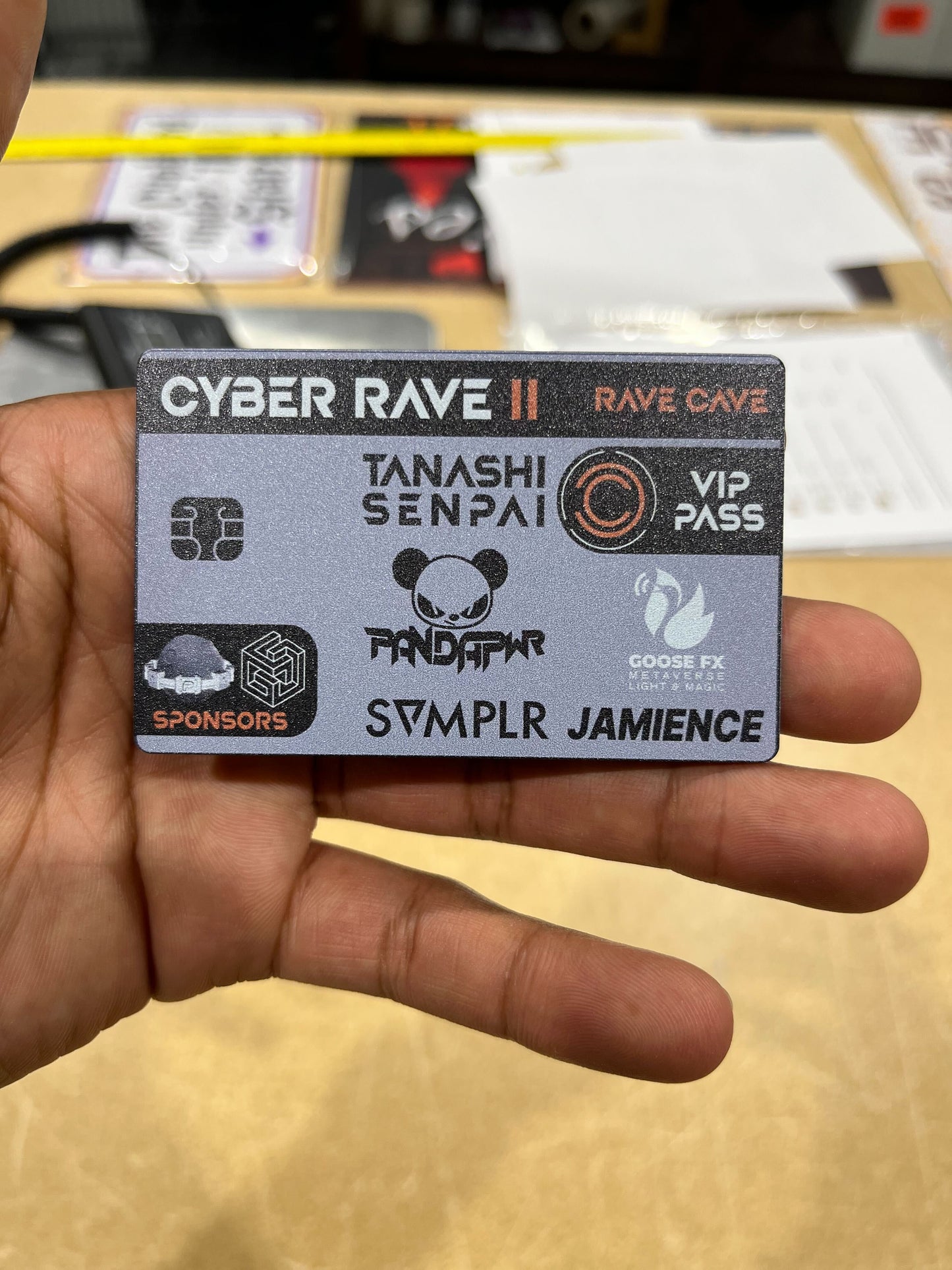 CC VIP Pass - METAL TRADING CARD